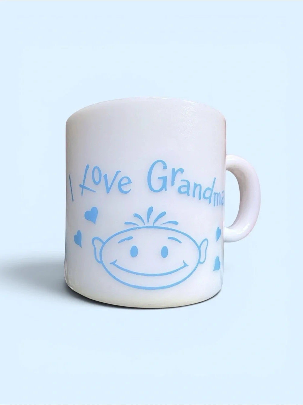 ✨MCM✨1970s✨VINTAGE✨ HAZEL-ATLAS COFFEE MUG “I LOVE GRANDMA”